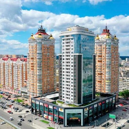 Vip Apartment 120M2 With Panoramic Windows, 22 Floor. Obolon Kijów Zewnętrze zdjęcie