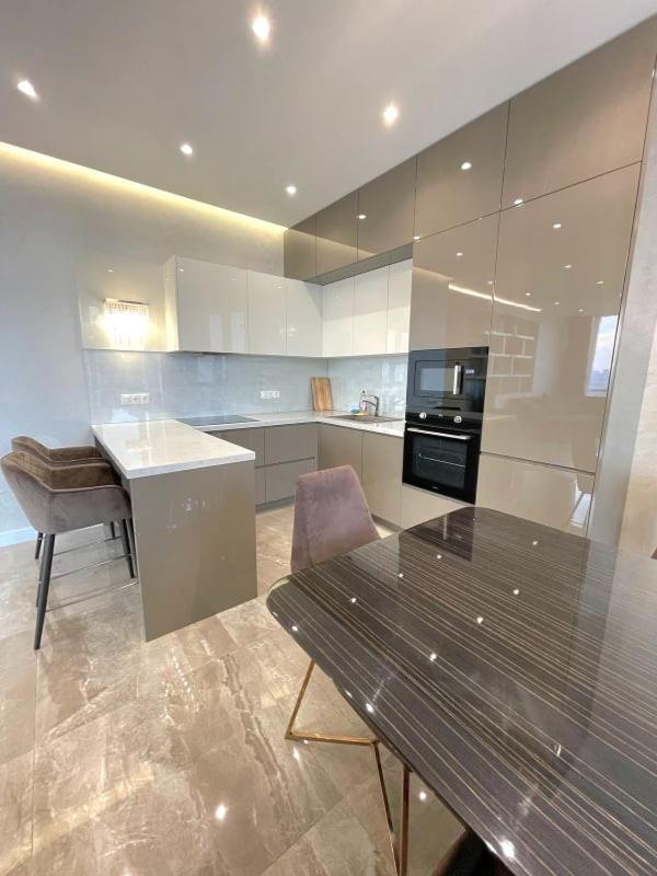 Vip Apartment 120M2 With Panoramic Windows, 22 Floor. Obolon Kijów Zewnętrze zdjęcie