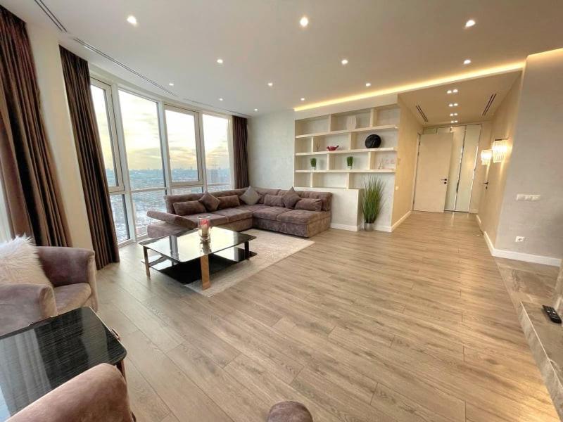 Vip Apartment 120M2 With Panoramic Windows, 22 Floor. Obolon Kijów Zewnętrze zdjęcie