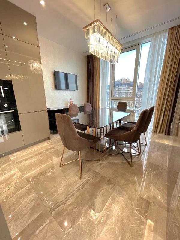Vip Apartment 120M2 With Panoramic Windows, 22 Floor. Obolon Kijów Zewnętrze zdjęcie